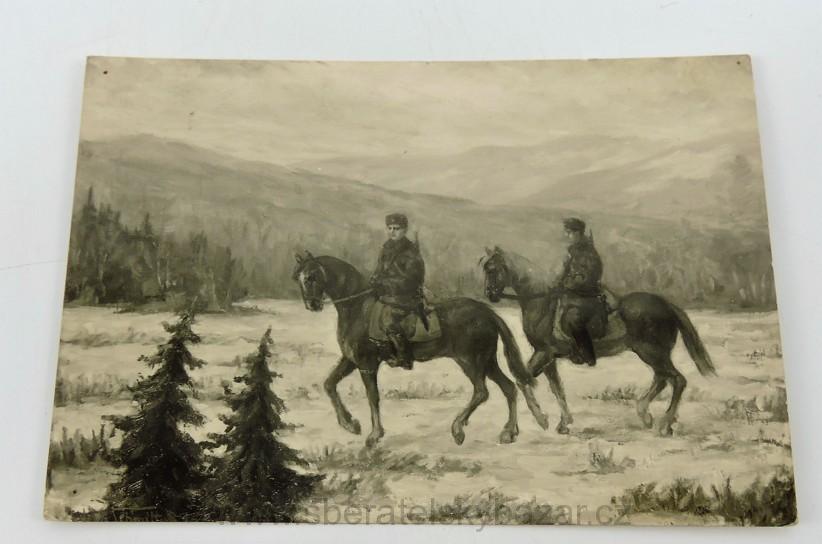 Pohlednice - Pohraniční hlídka