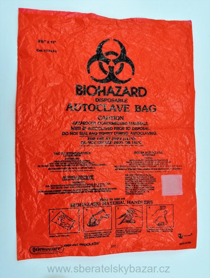 Sáček BIOHAZARD Disposable Autoclave bag