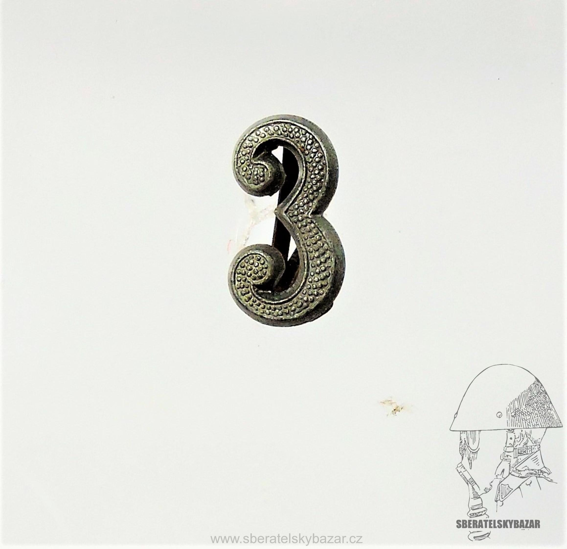 Velké Číslo WH na nárameníky 