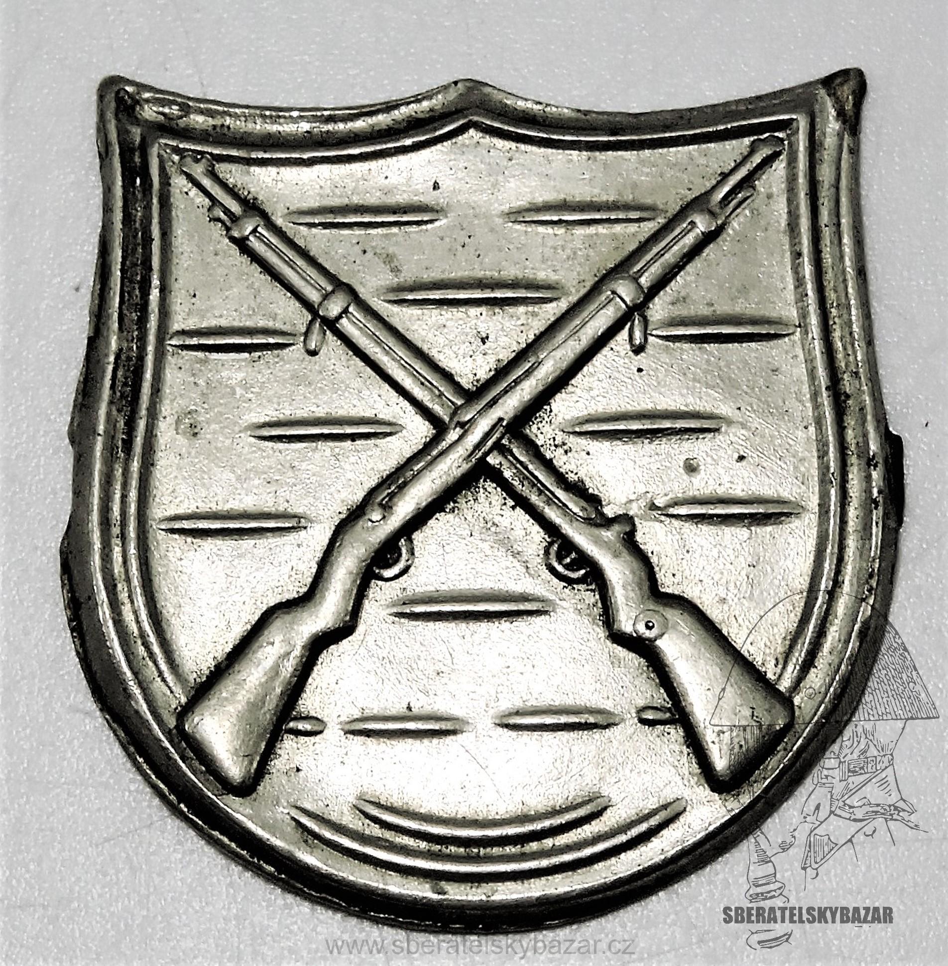 Stříbrný střed střeleckého odznaku 