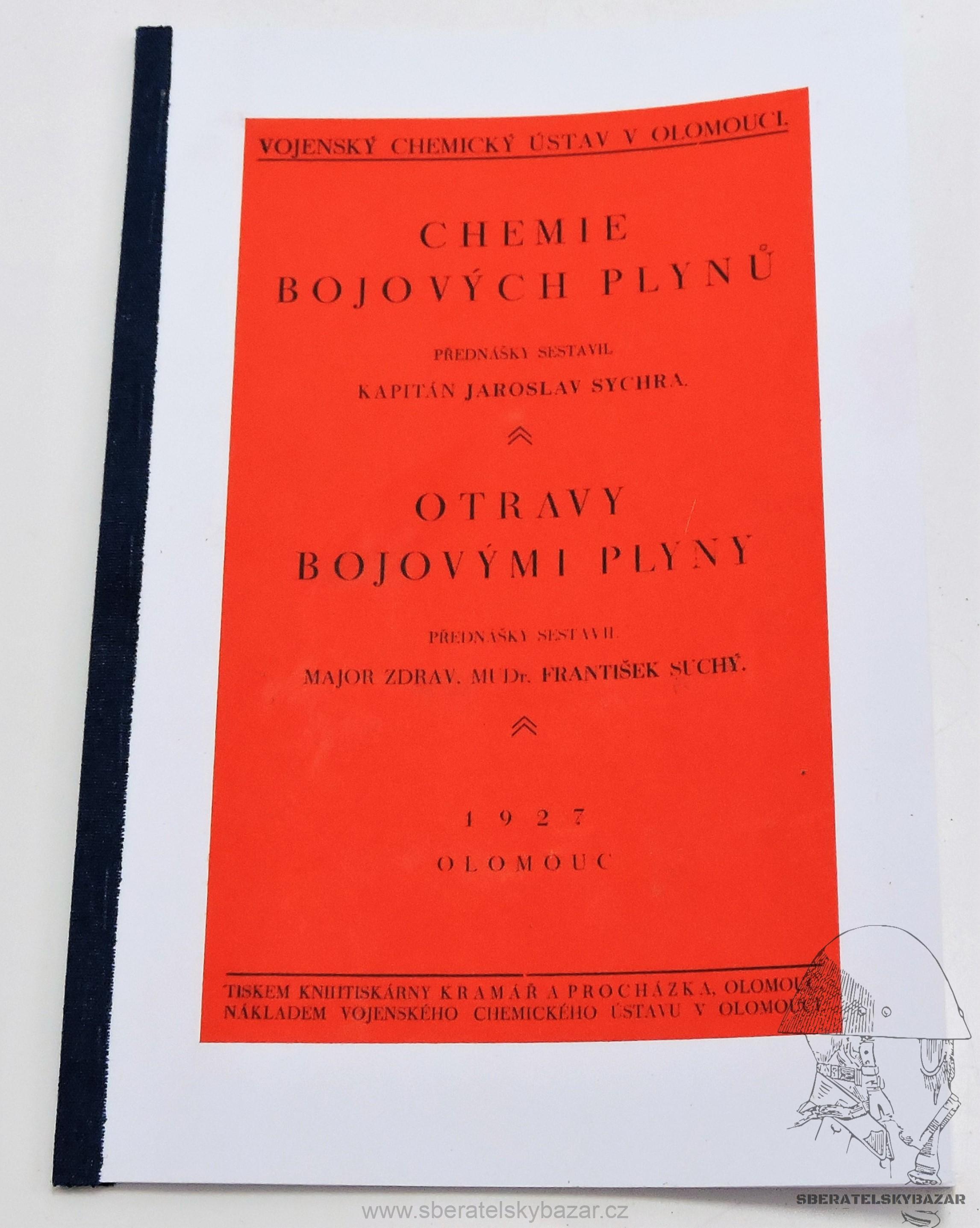 Chemie bojových plynů / otravy bojovýmy plyny 1927 - Reprint (Replika)
