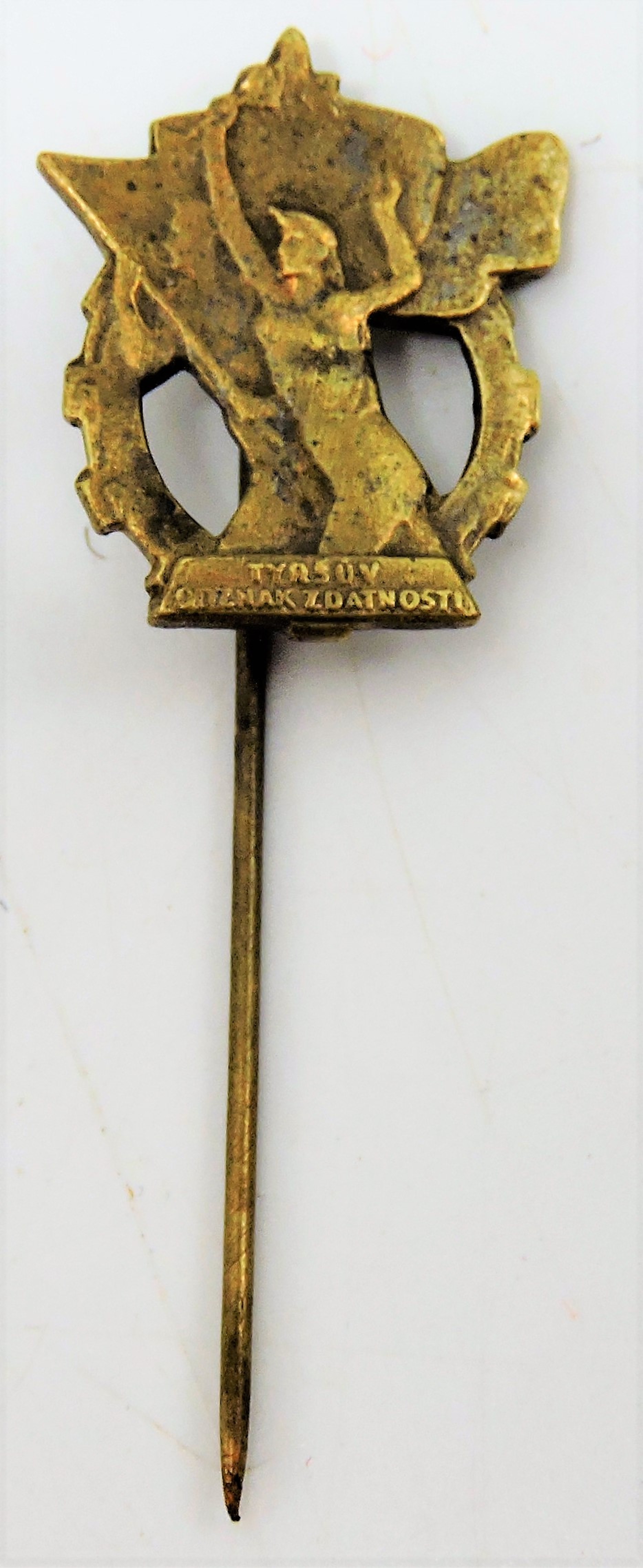 Tyršuv odznak zdatnosti - miniatura jehla