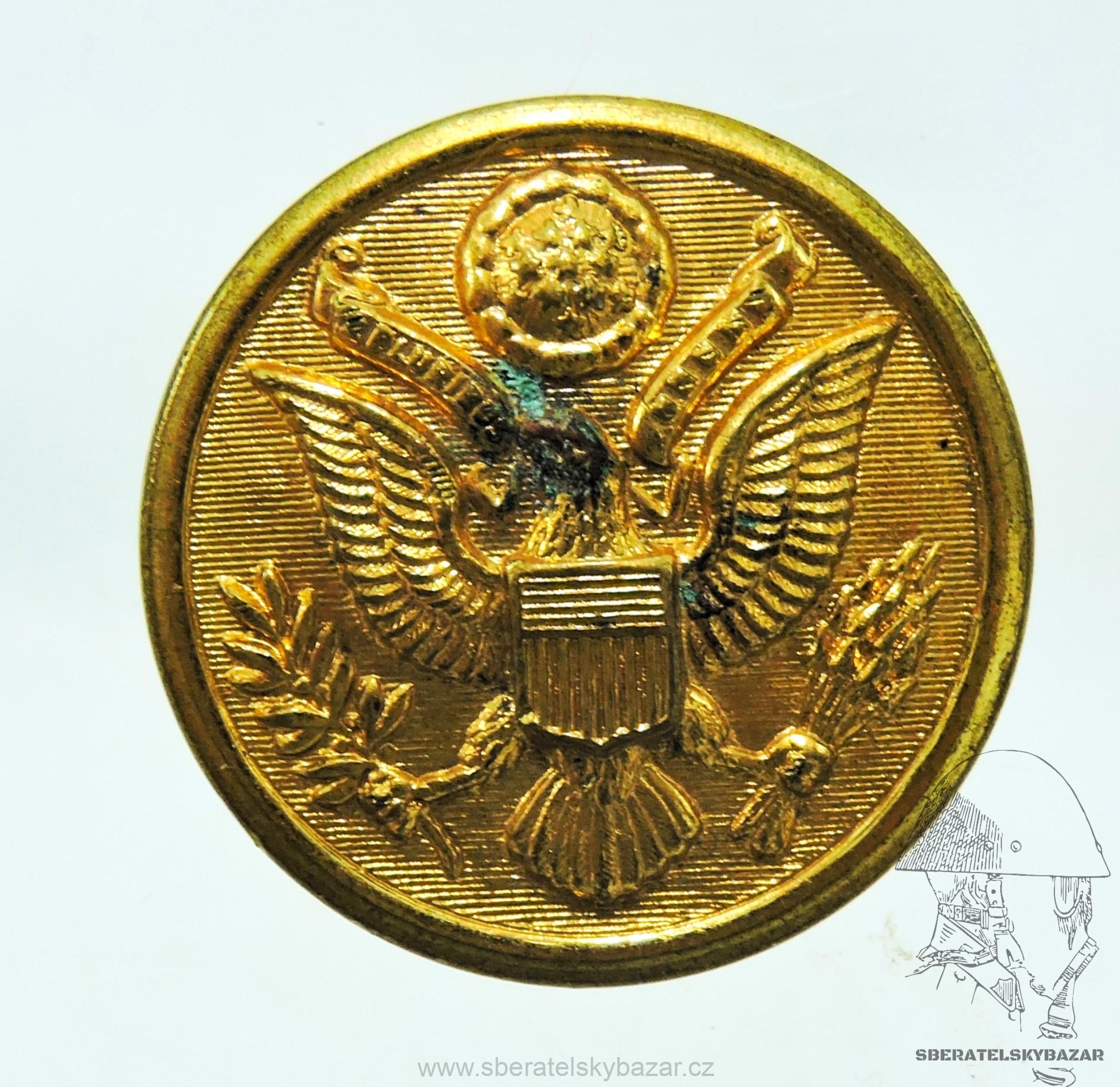 Knoflík US ARMY velký 27mm