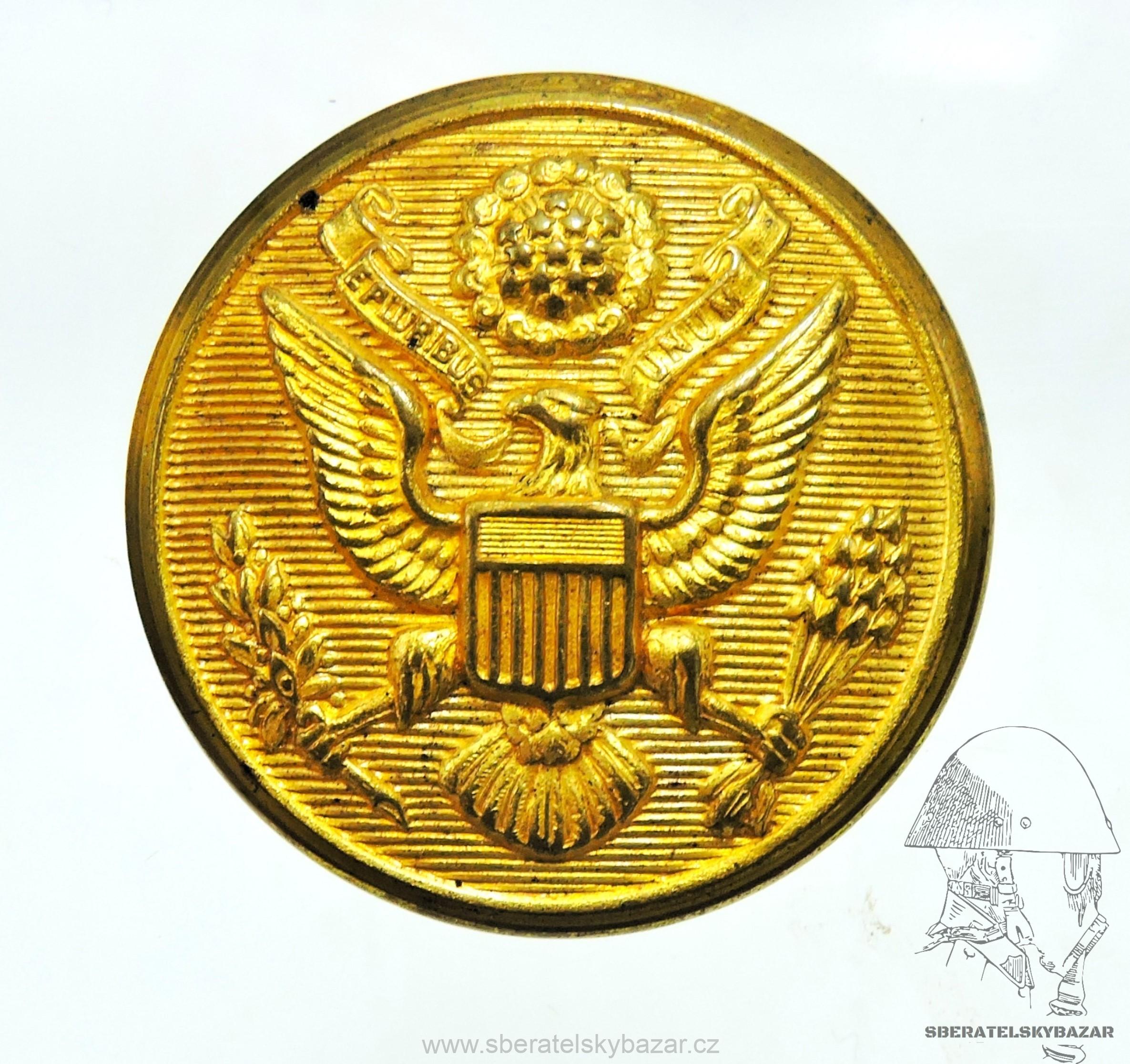 Knoflík US ARMY velký 27mm