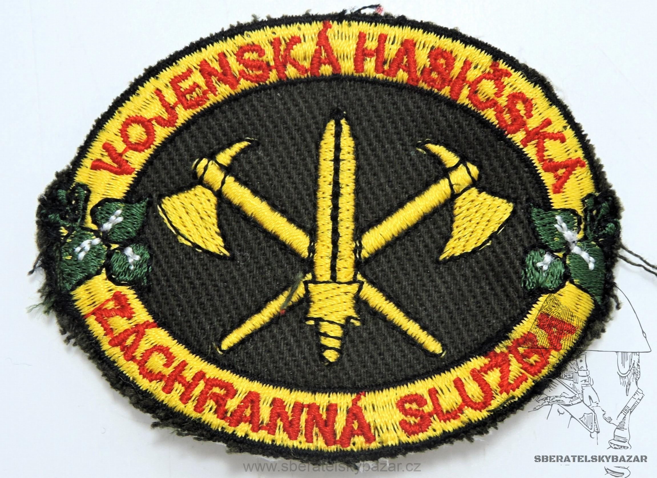 Nášivka - Vojenská hasičská záchranná služba - originál