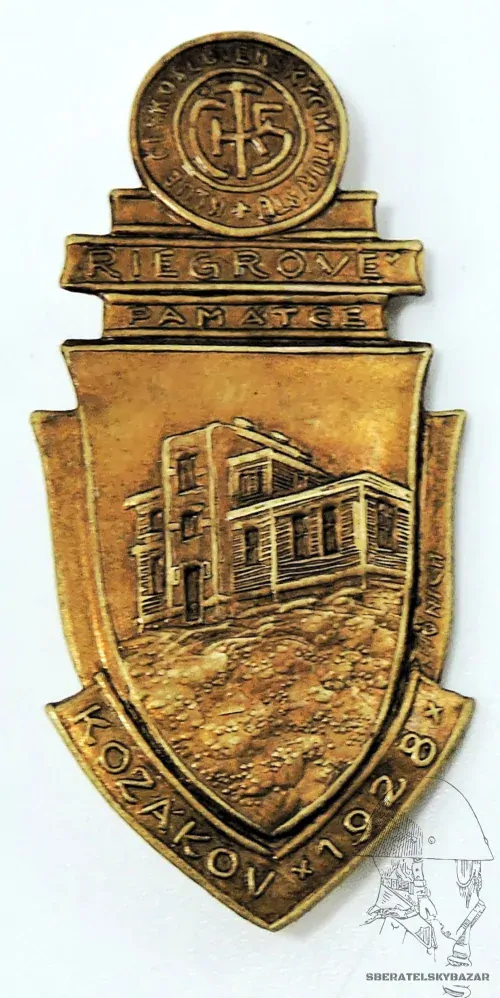 Odznak Riegrove památce - Kozákov 1928