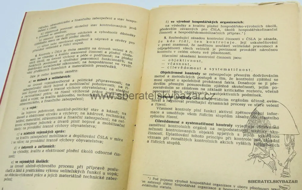 Originál Předpis ČSLA Směrnice pro kontrolní činost v ČSLA -