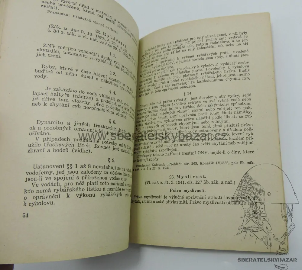 Originál příručka SNB 1945 - Správní právo