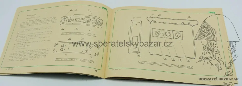 Originál Návod radiostanice PS PZ 31 - SNB