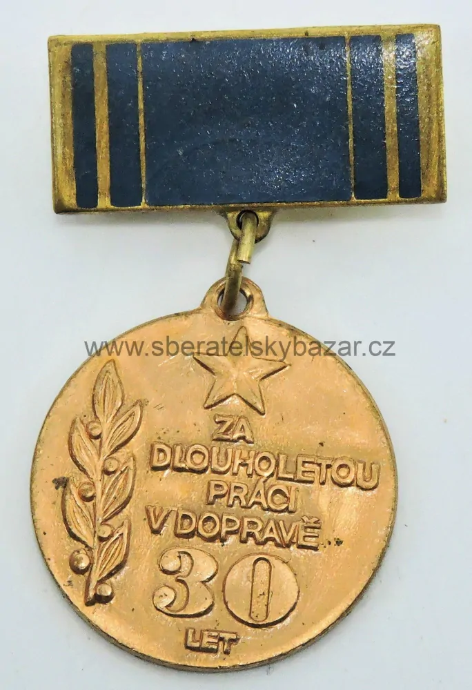 Medaile 30 let v dopravě