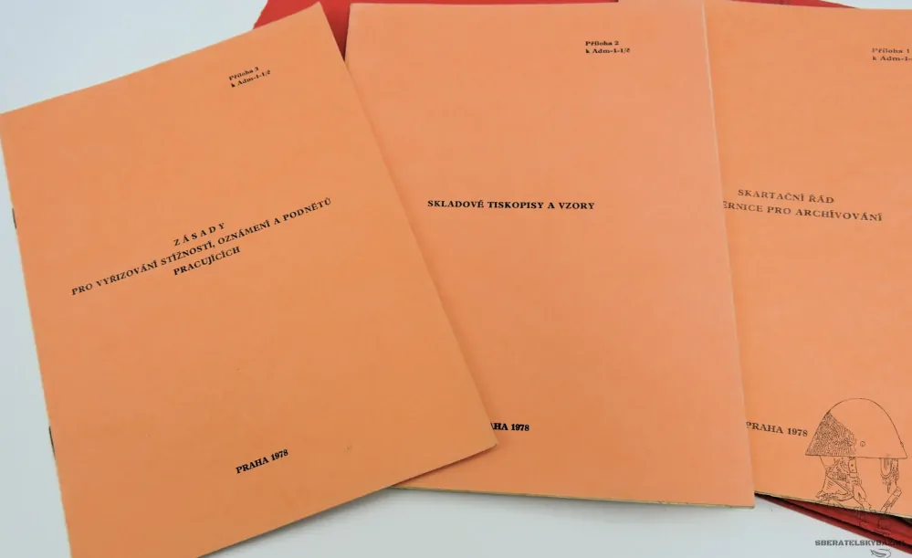Předpis ČSLA - Spisová a archivační služba 4x sešit