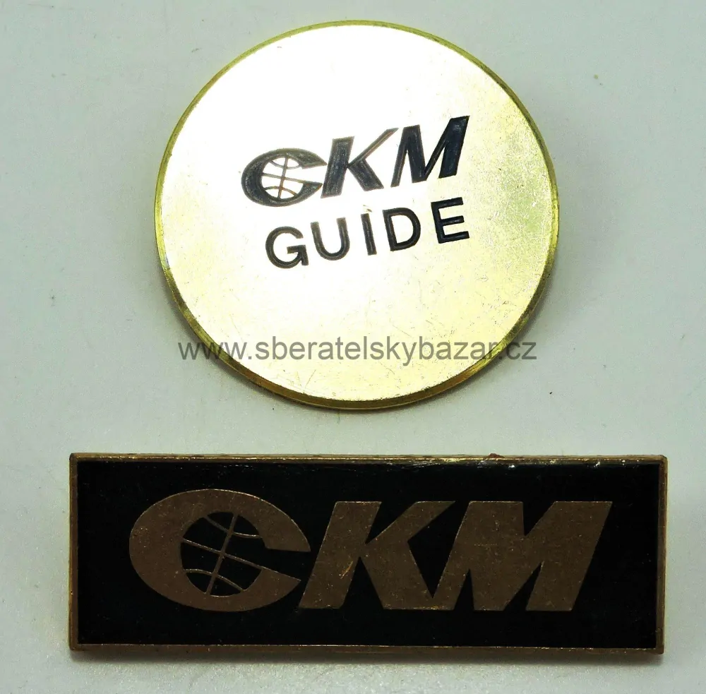 Odznak průvodce CKM Guide - značený MK - SADA