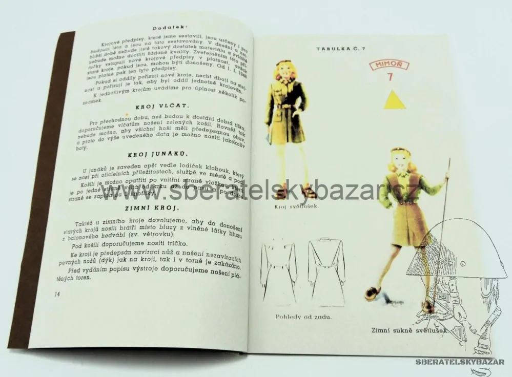 Stejnokroje pro všechy složky Junáka - 1947 - Reprint