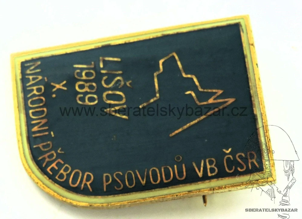 Velký odznak přebor Psovodů VB ČSR 1989 - Lišov