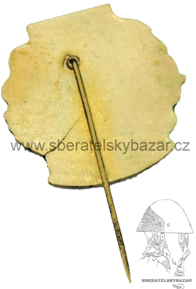 Odznak ČS Partyzán - 1. ČS Brigáda Jana Žižky 1945 - 1985