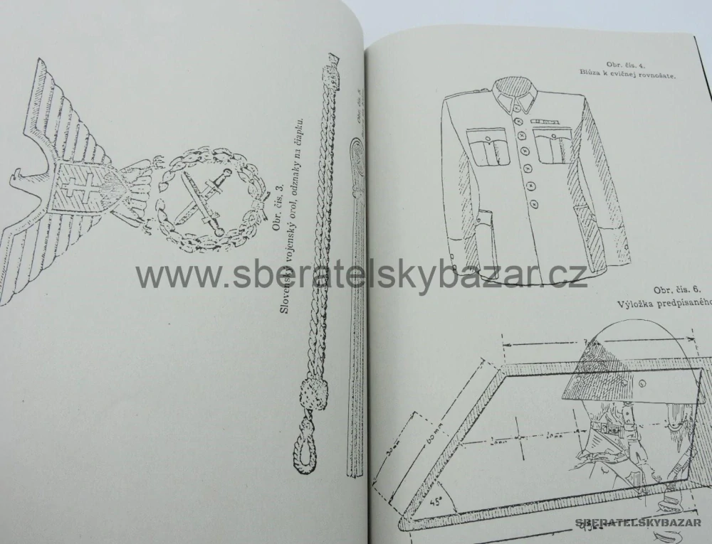 Slovenský vojenský rovnošatový předpis 1940 - Odznaky, Uniform-reprint