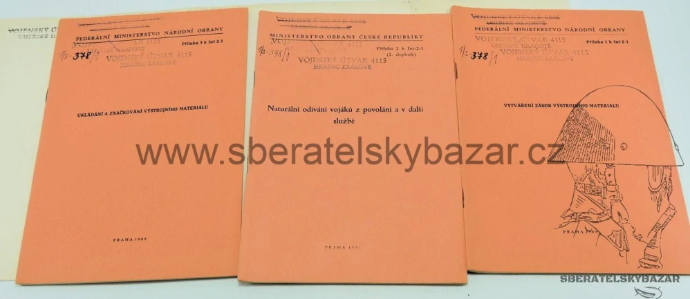 Předpis Int-2-1 - Zabezpečení ČSLA výstrojním materiálem - 10x brožura