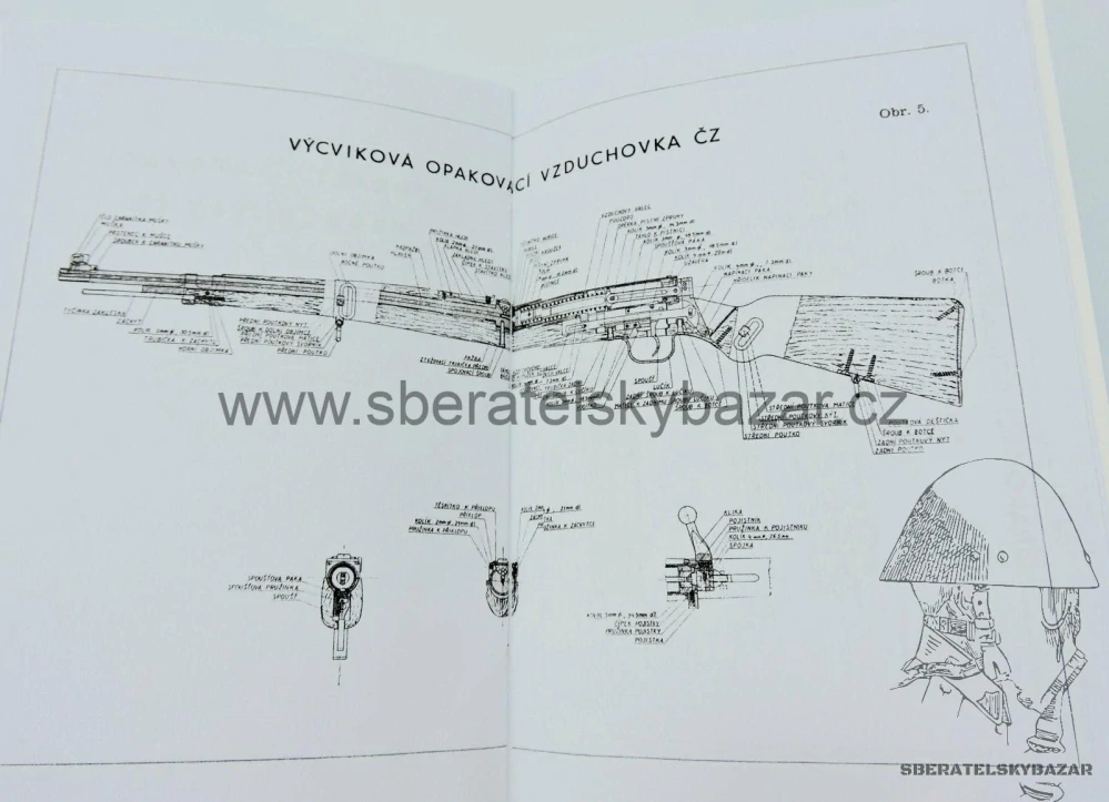 Příručka Opakovací vzduchovka ČZ vz.35/vz.47 - reprint/replika