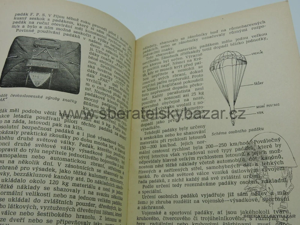 Příručka pro výsadkáře ČSLA 1961 - VÚ Klecany