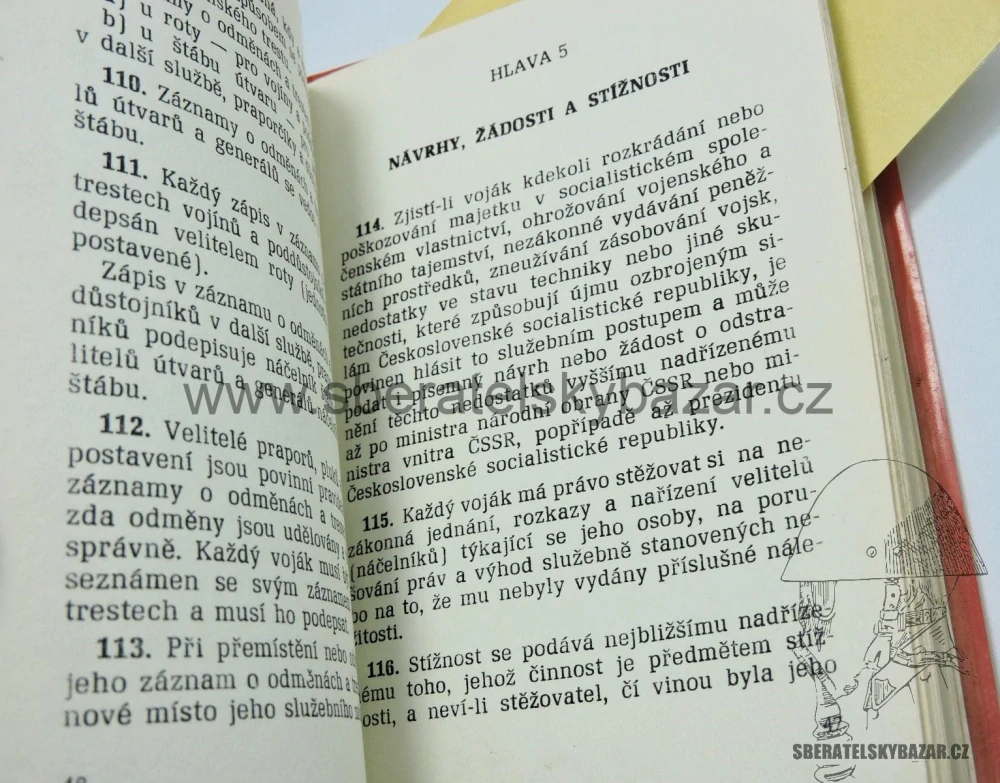Originál Předpis ČSLA - Kazeňský řád