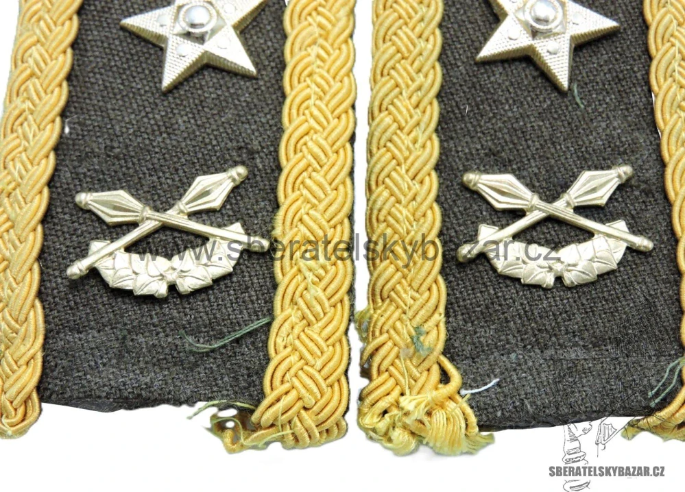 Nárameníky Generál major pohraniční stráž 