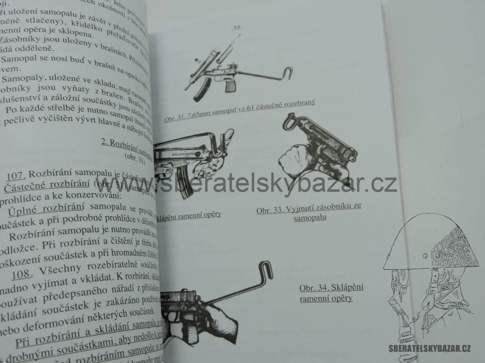 Předpis 7,65mm SAMOPAL vz.61 - Škorpion - Reprint-Replika