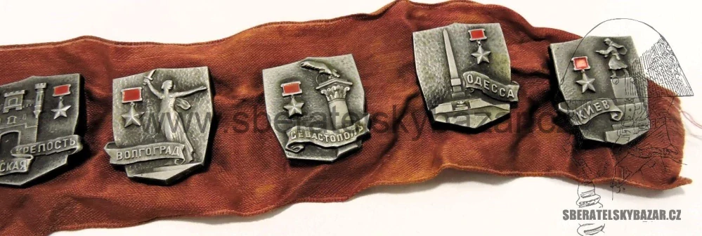 	 Sada odznaků SSSR - Moskva 1941-1945 