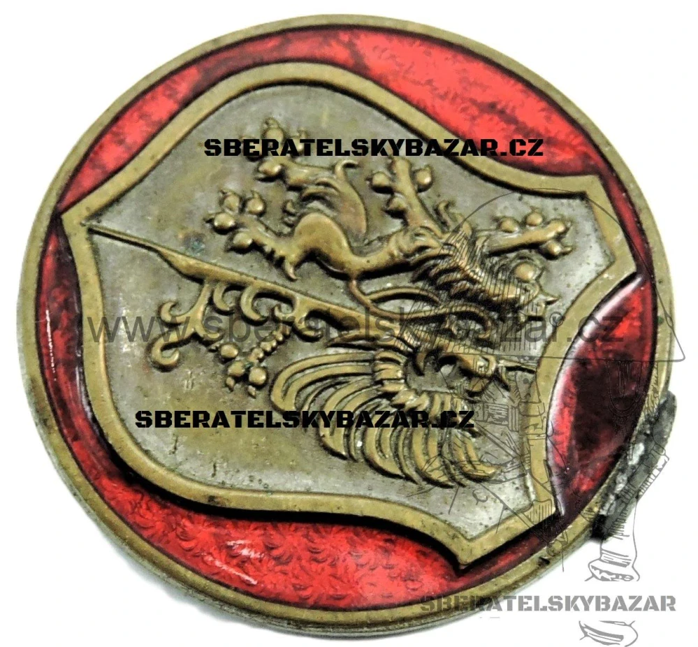 Přilbový odznak obecní policie Starý Plzenec 