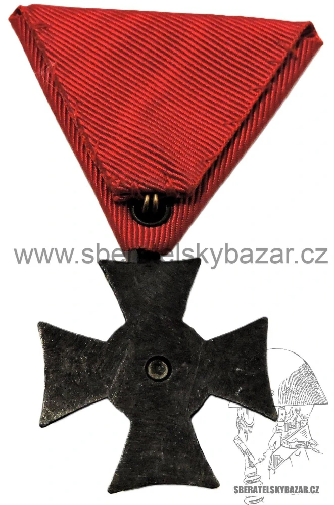 Vojenský služební kříž III.tř. za 6 let služby, vydání z let 1913 - 19 