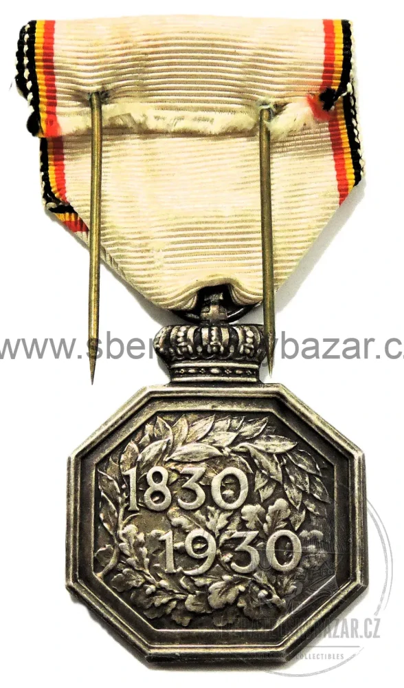 Belgie – Pamětní medaile 100 let nezávislosti 1830–1930