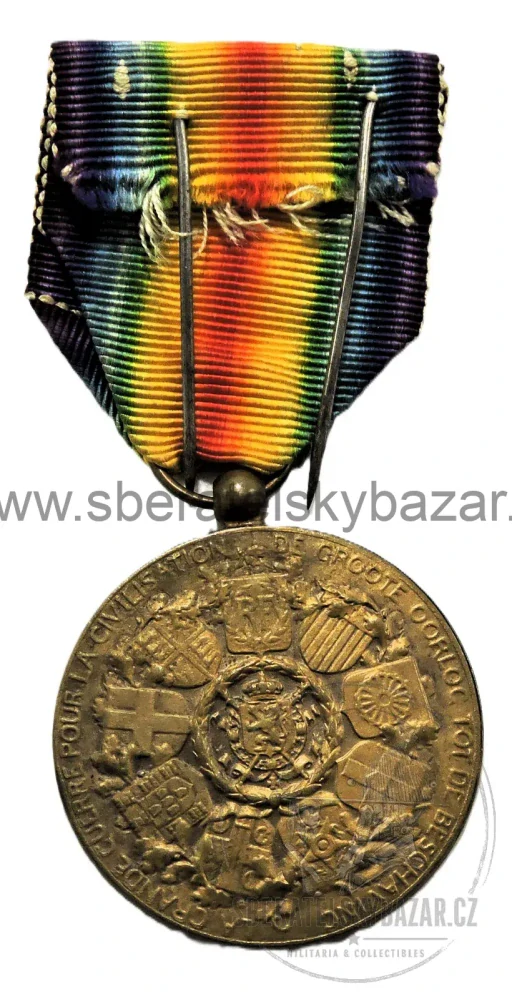 Belgie – Vítězná medaile 1914–1918 – Interallied Victory Medal – WWI