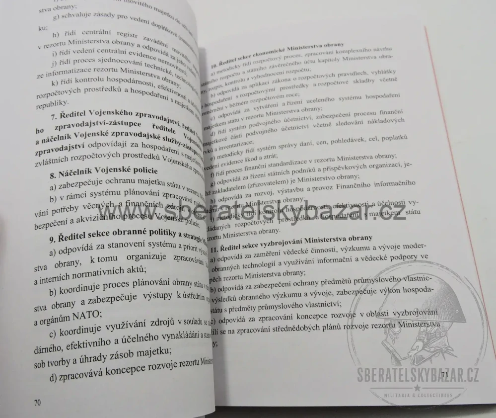 Originál předpis Hospodaření s majetkem AČR