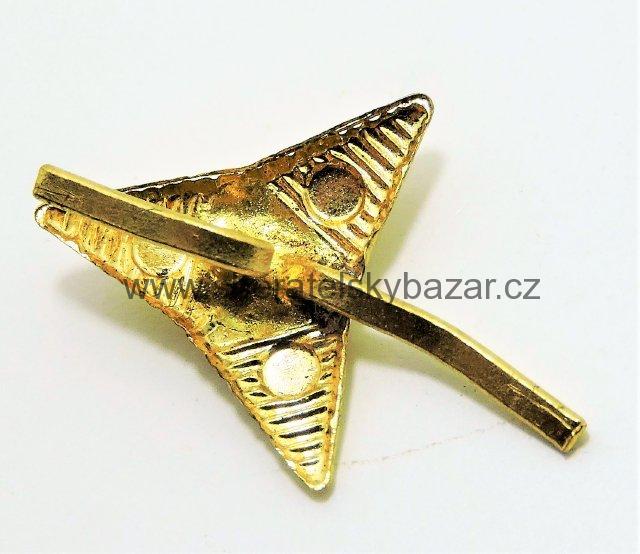 Hodnostní znaky AČR - zlatý malý 12mm