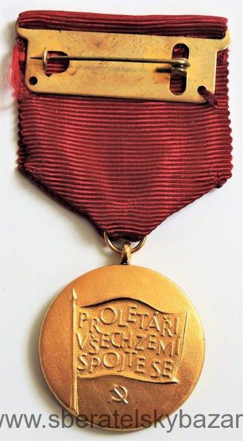 Medaile - Proletáři všech zemí spojte se - KSČ 1921 - 1971