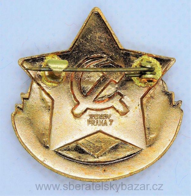 Odznak - Vzorný pracovník státního obchodu. Výroba Zukov, Praha 7
