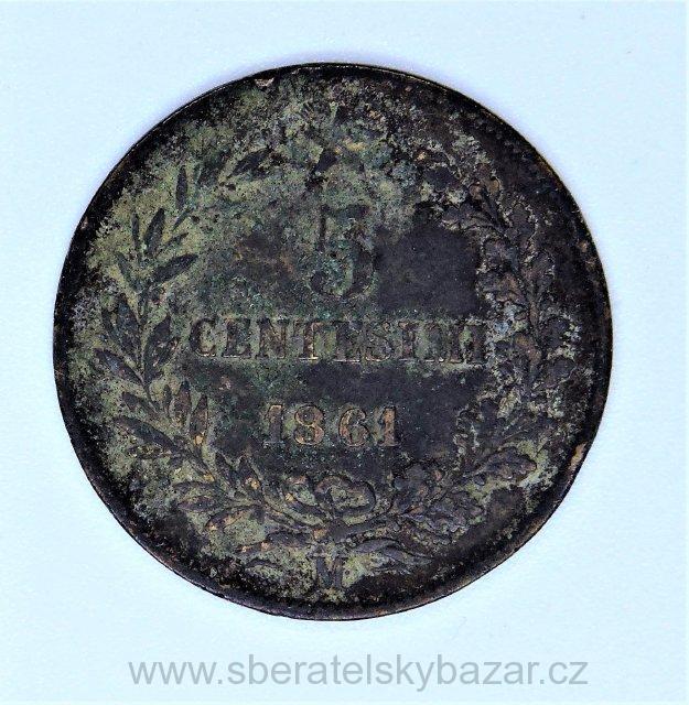 5 Centesimi 1861 (Itálie)