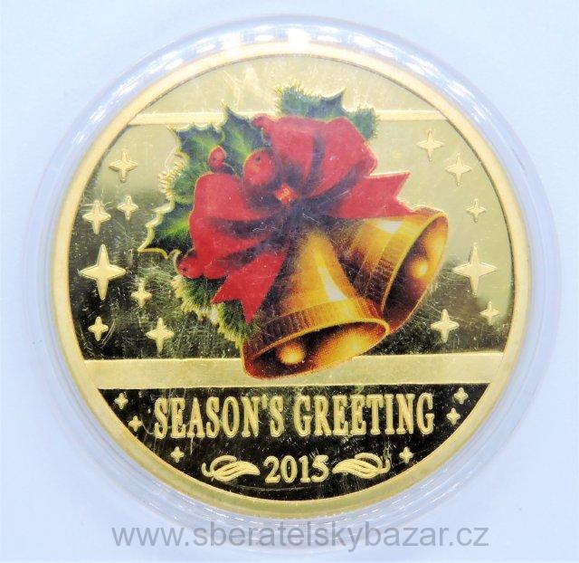 Seasons greeting coin 2015