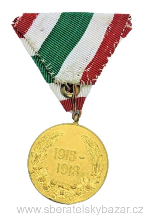  Bulharská pamětní medaile na válku 1915-1918