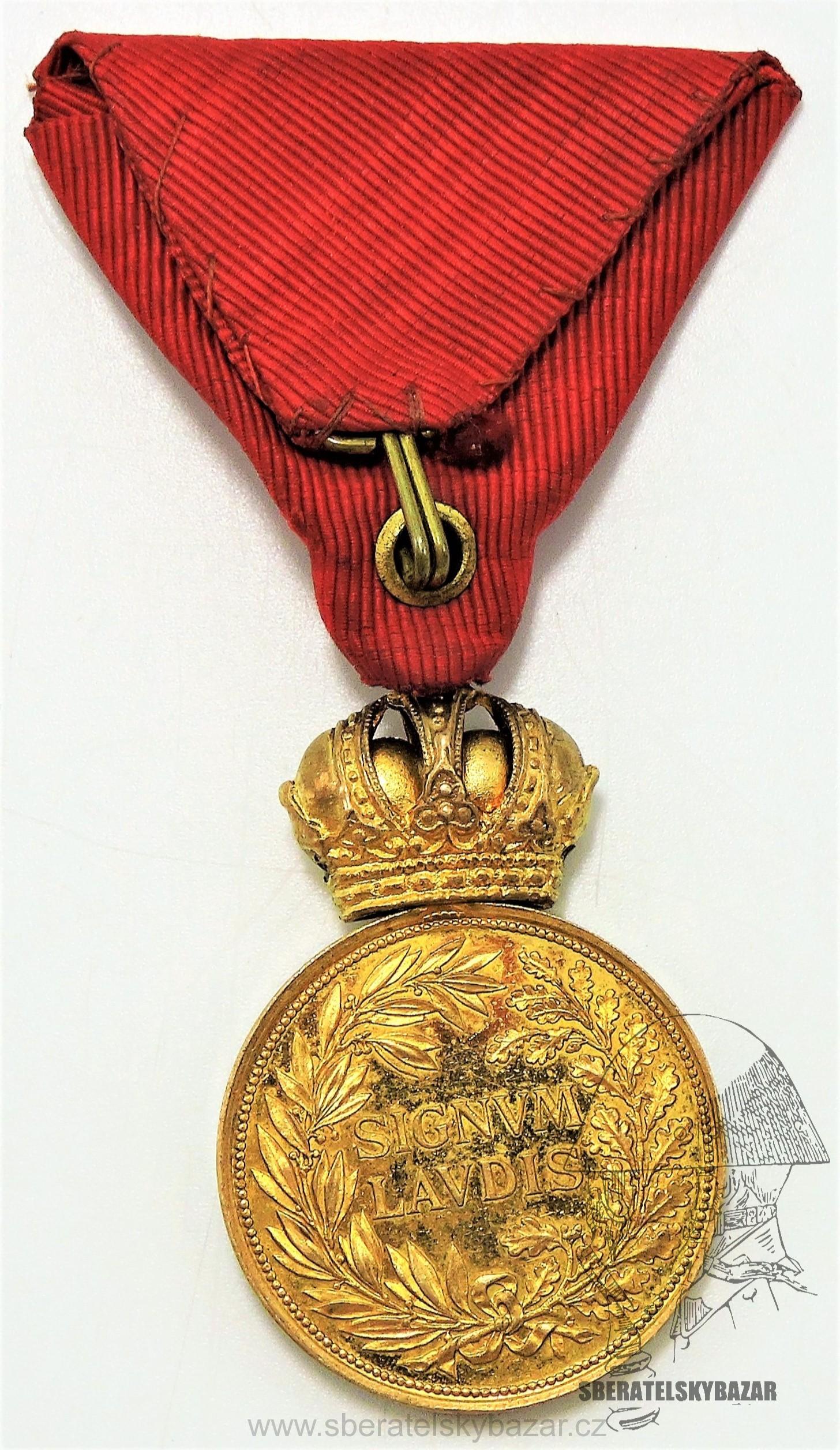 R-U vyznamenání Signum Laudis FJI - civilní stuha