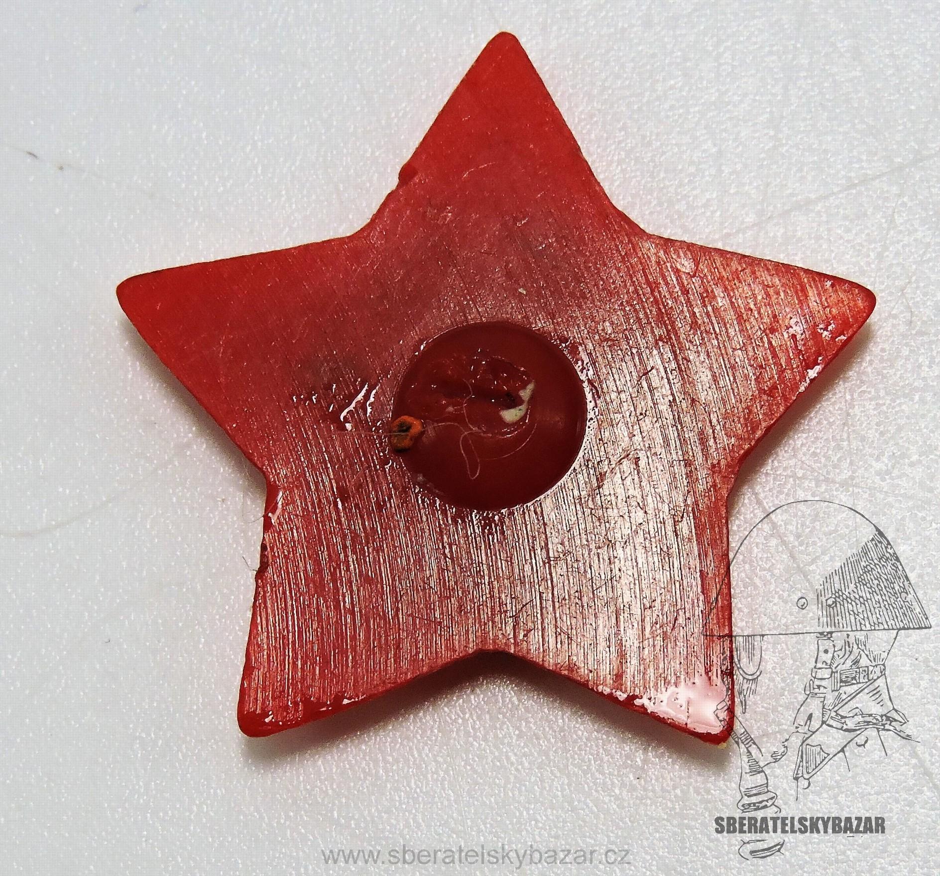 Odznak hvězda 27mm