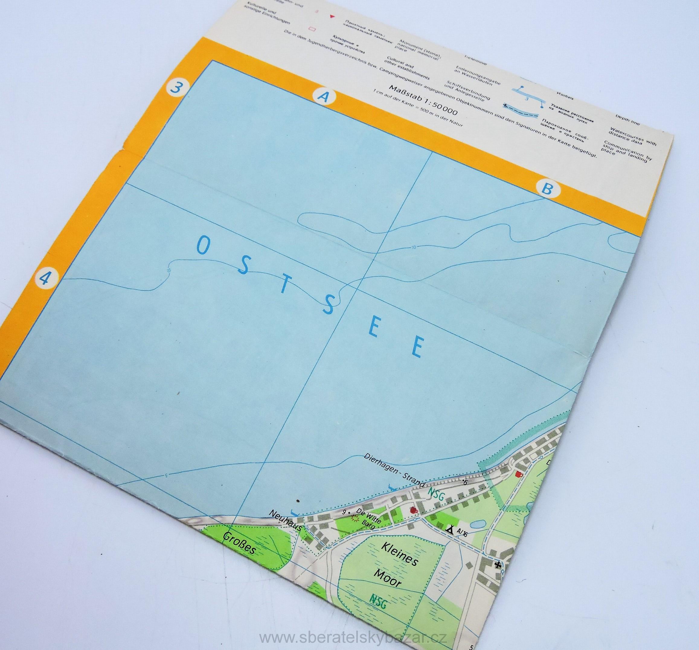 Mapa DARSS - FISCHLAND cca: 1970