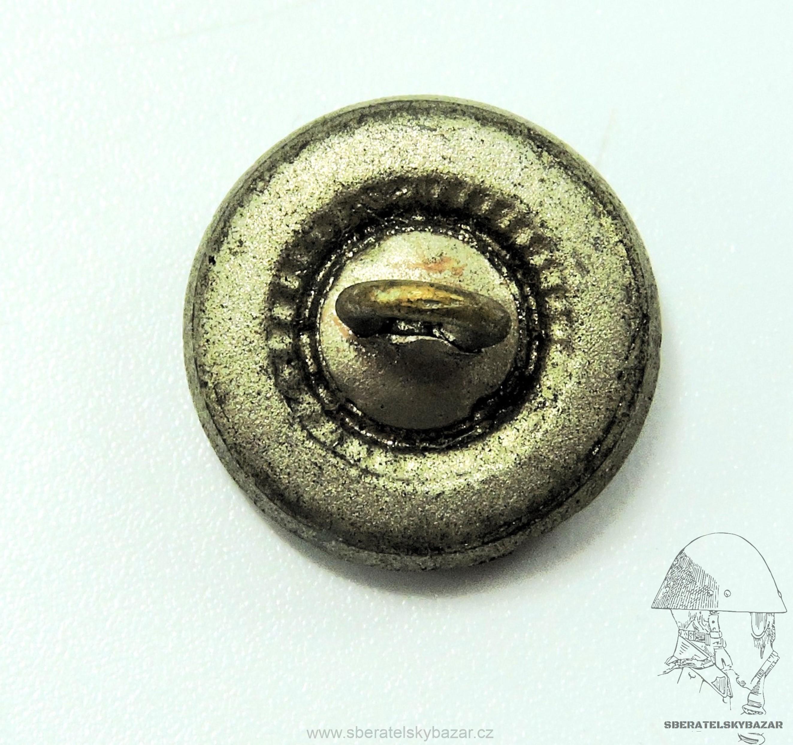 Knoflík ČSD - skleněný malý 15mm