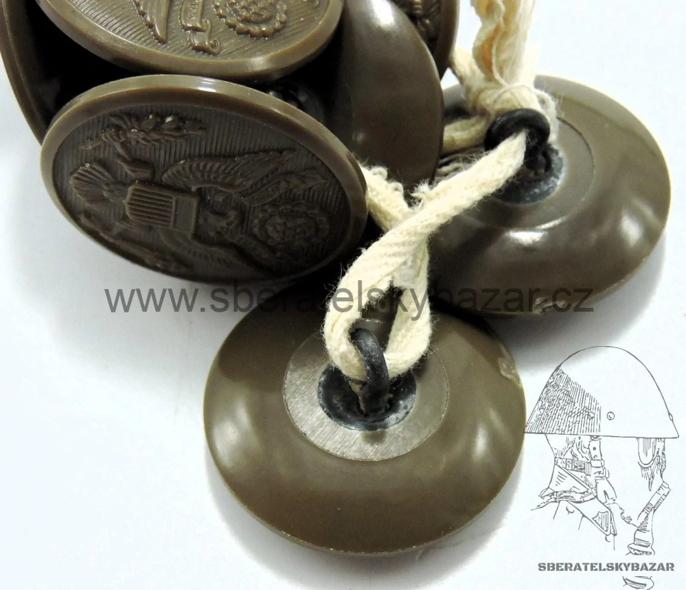 Knoflík US ARMY velký 28mm