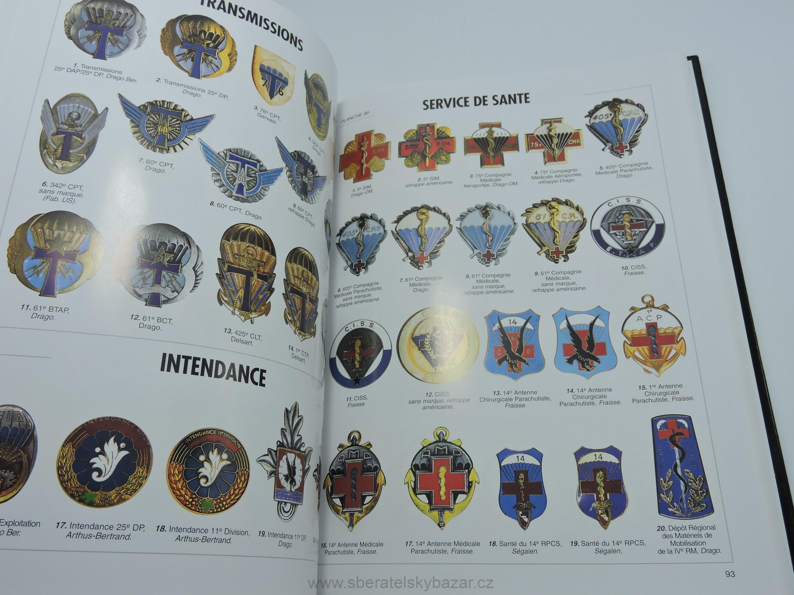 Kniha Insignes et brevets parachutistes de l'armée française