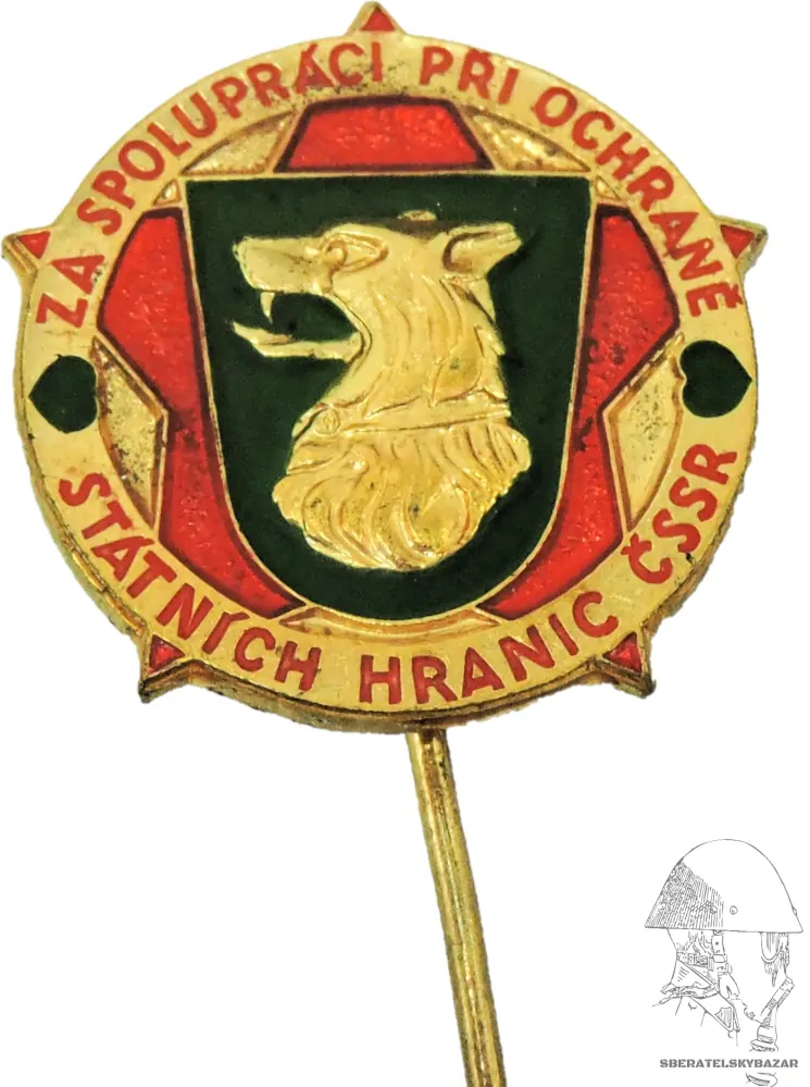 Odznak za spolupráci při ochraně státních hranic ČSSR - značený MK 