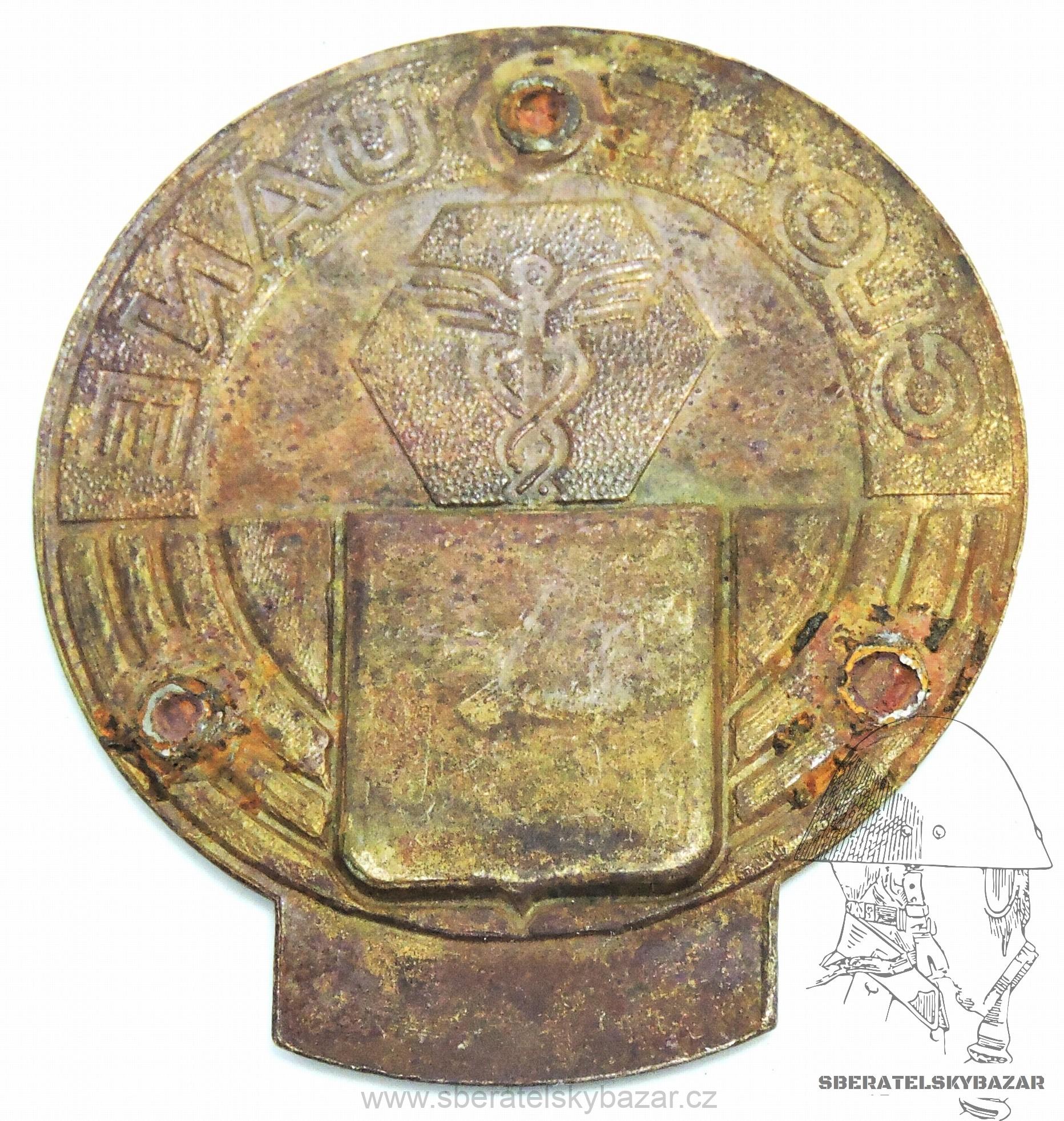 Služební placka Celník ČSFR - výlisek - r. 55x60mm