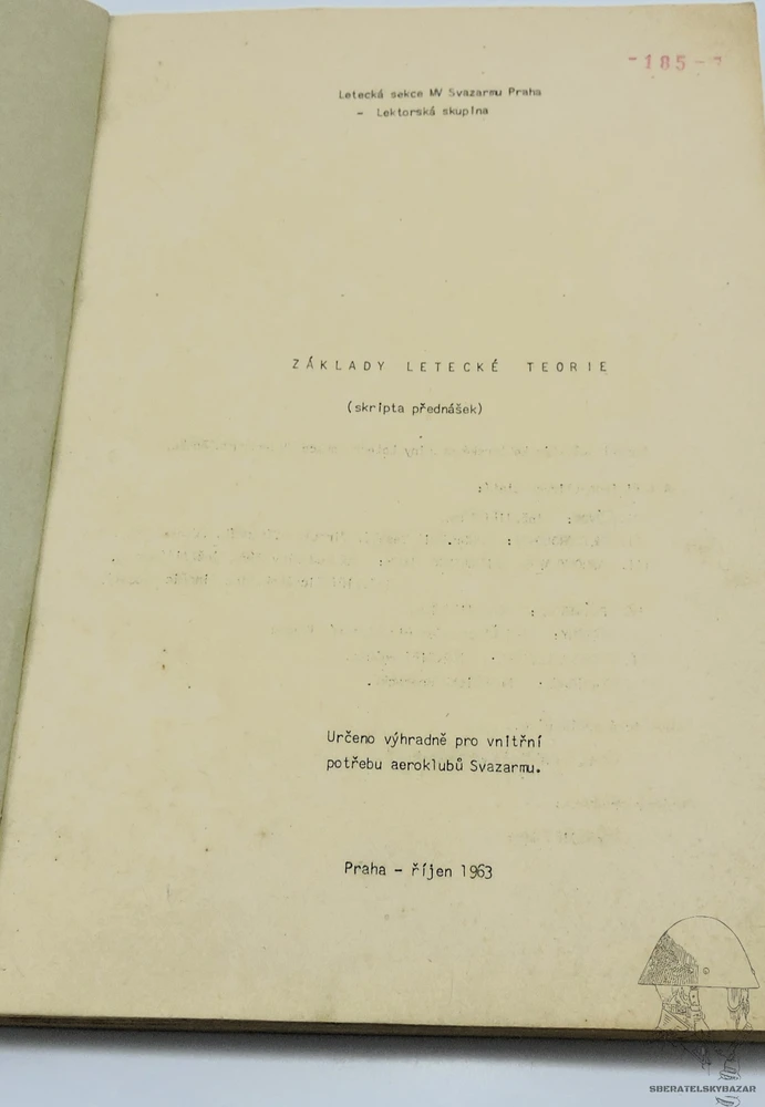 Příručka svazarm - Základy letecké teorie 1963 - Formát A4