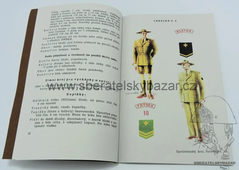 Stejnokroje pro všechy složky Junáka - 1947 - Reprint