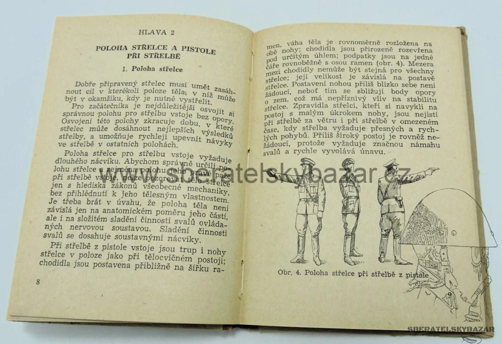 Předpis Pom-pěch-16 ČSLA - Střelba z pistole (vz 52) Technika střelby