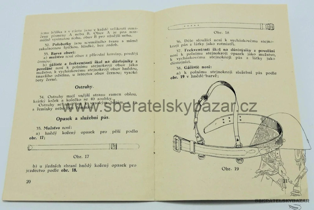  Výstrojní předpis ČSLA vz.45 - originál 
